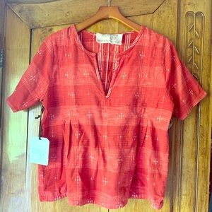 Ace & Jig Drama Tee in Cardinal